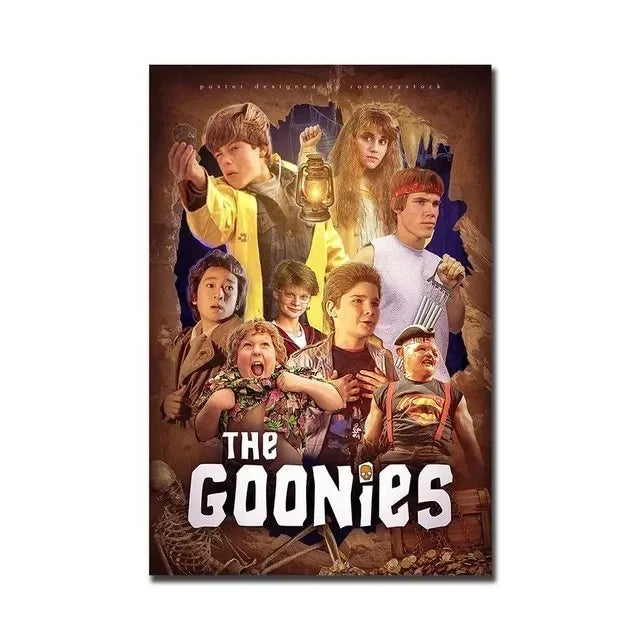 Classic The Goonies Moives Posters Print Wall Art Canvas Painting Films HD Picture for Living Room Home Decor Frameless Gift