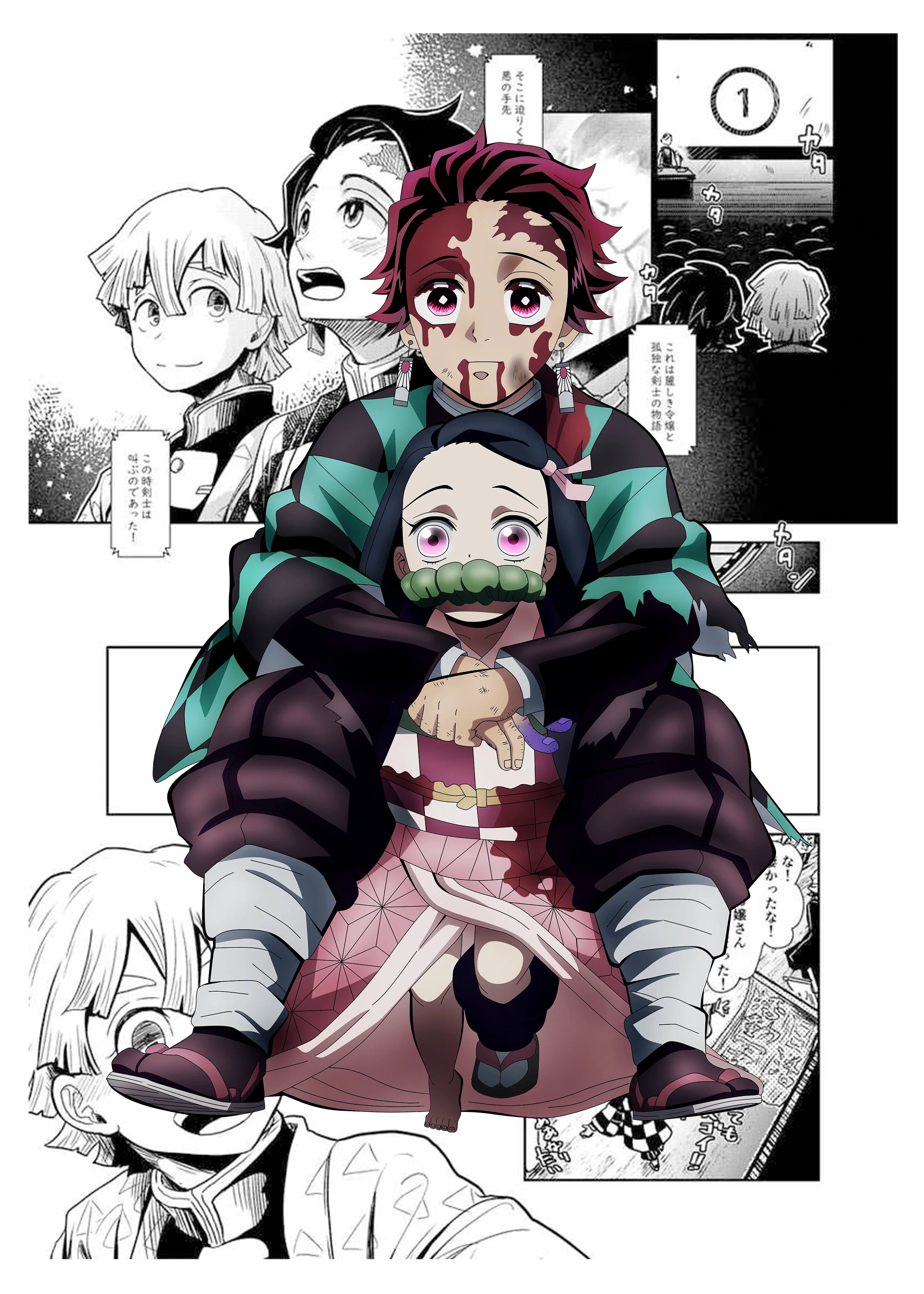 Japan Anime Figure Demon Slayer Picture Art Home Decor Canvas Painting Poster For Living Kids Room Sofa Wall Decoration Posters