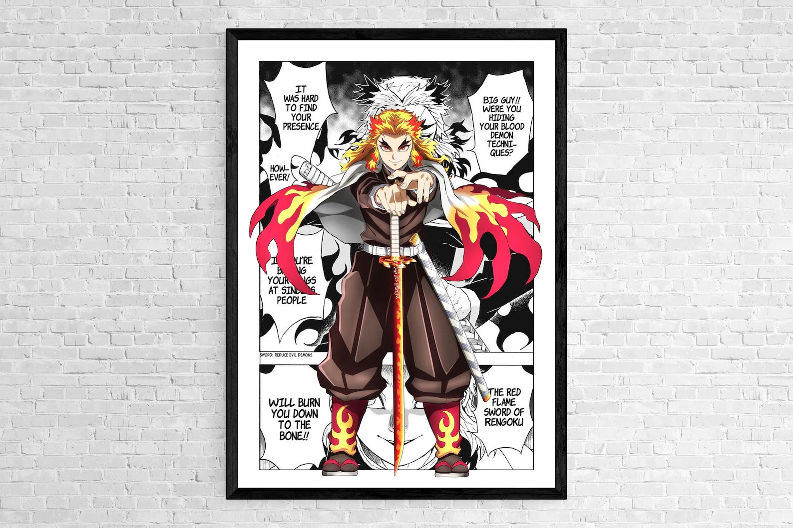 Japan Anime Figure Demon Slayer Picture Art Home Decor Canvas Painting Poster For Living Kids Room Sofa Wall Decoration Posters