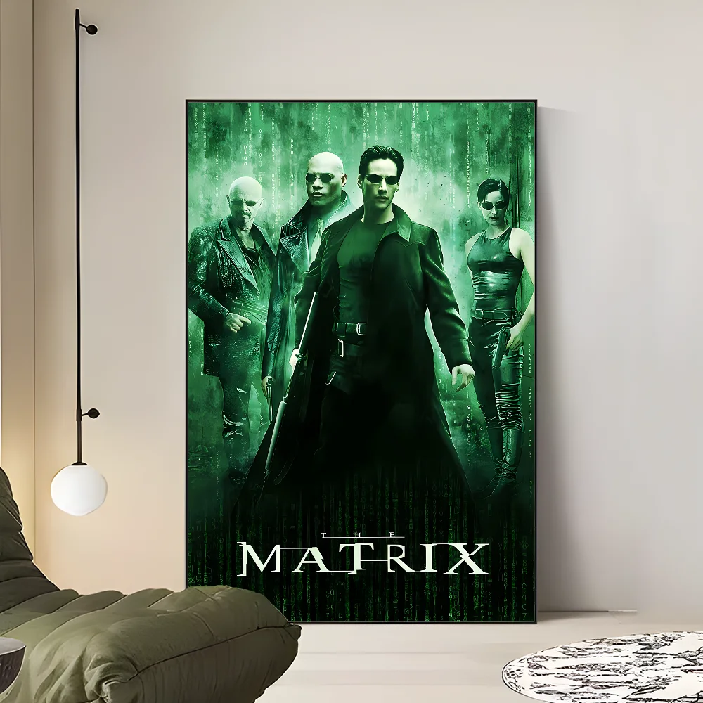 The Matrix Movie Sticky HD Wall Art Posters for Home Kawaii Room Decor Anime Posters Sticky HD Quality Retro for Home