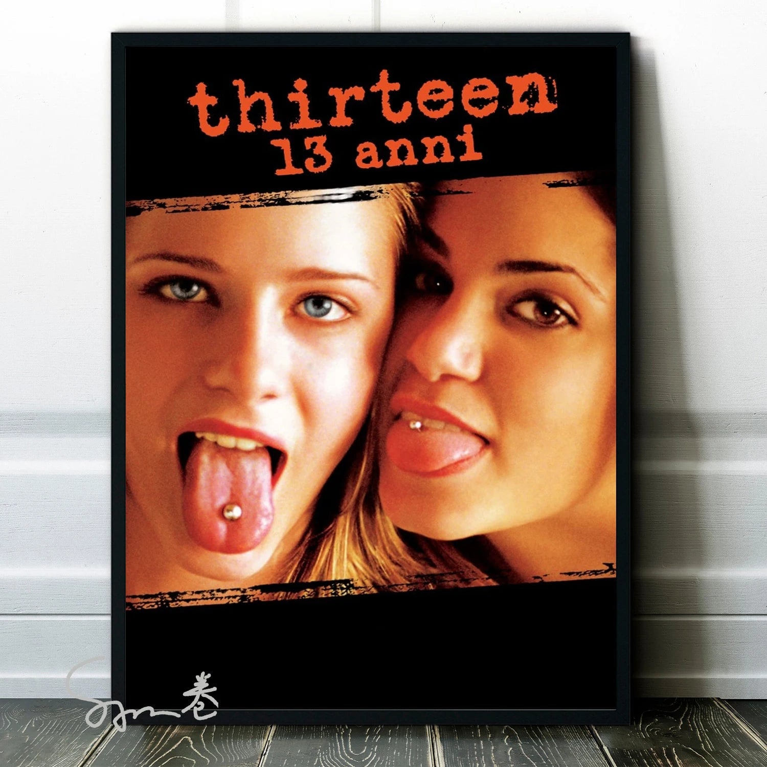 Thirteen Movie Film Poster Canvas Printing Teenage Movie Thirteen Wall Art Decor Home Room Cinema Aesthetic Wall Decoration Gift