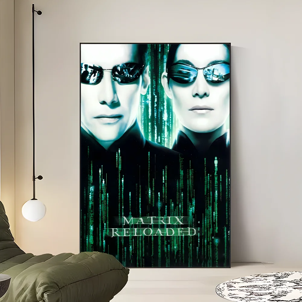 The Matrix Movie Sticky HD Wall Art Posters for Home Kawaii Room Decor Anime Posters Sticky HD Quality Retro for Home