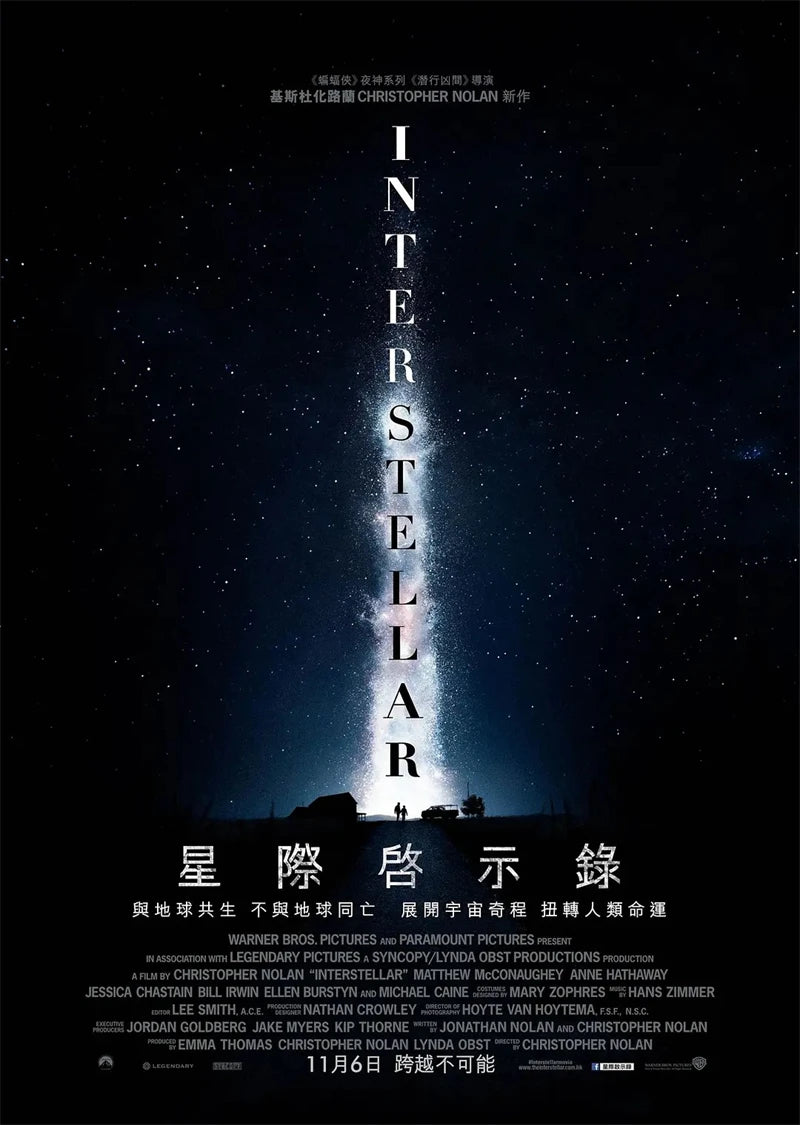 Classic Hot Movie Interstellar Art Home Wall Decoration Quality Canvas Poster Aesthetics Living Bar cafe Posters Wall Picture