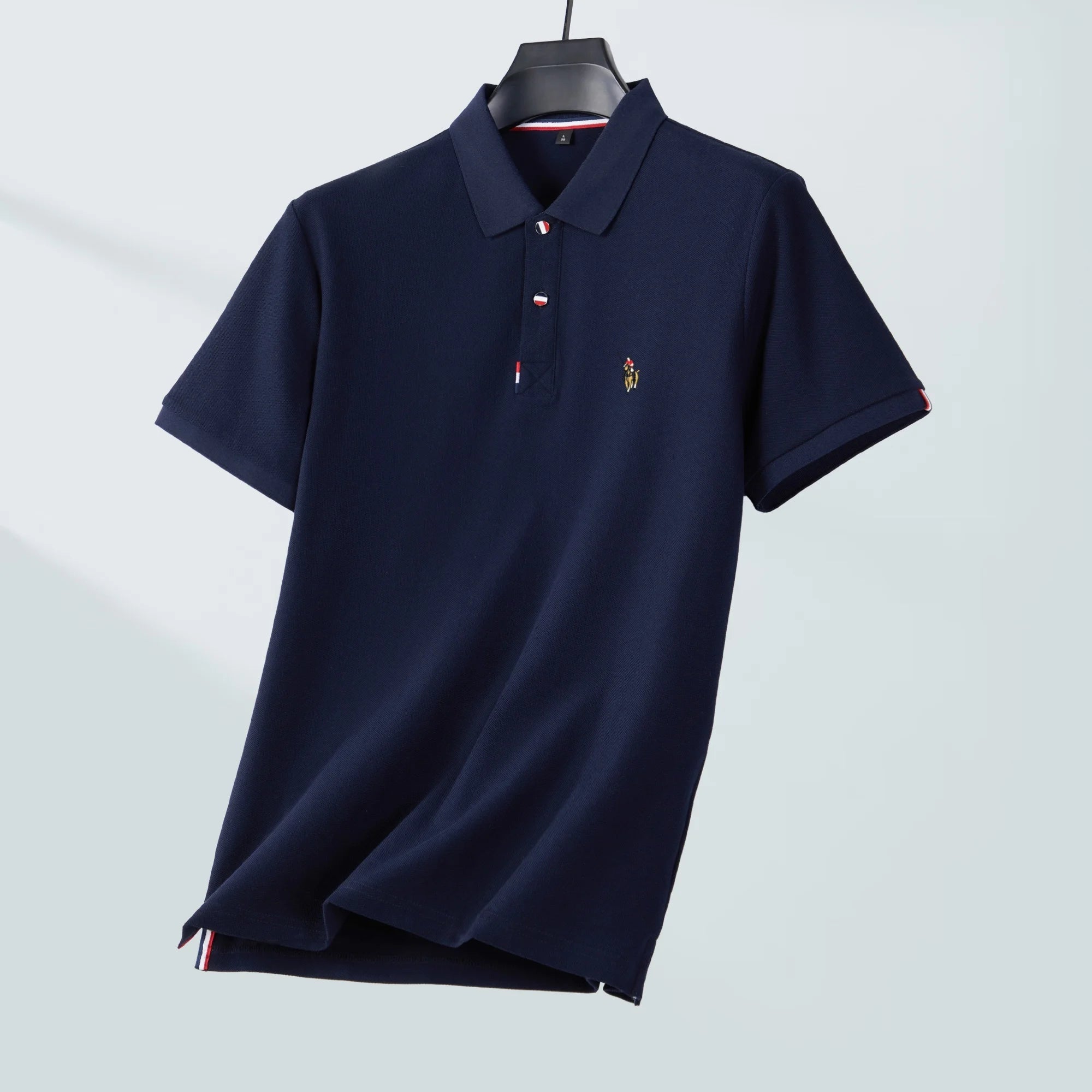 100% pure cotton men's high-end brand short sleeve polo shirt summer fashion hot selling pony embroidery golf top casual T-shirt