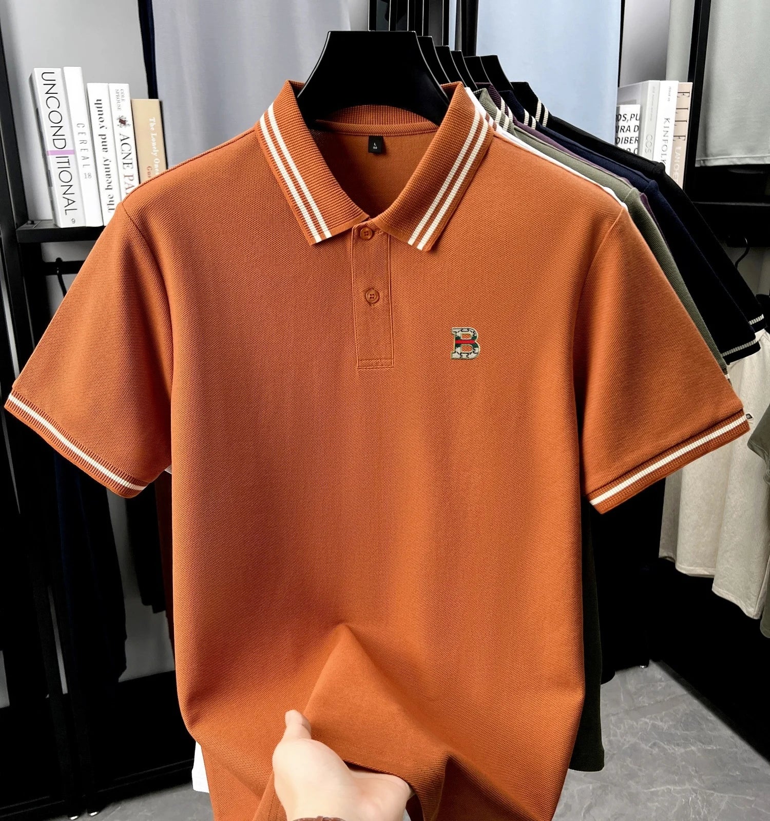 100% pure cotton summer mens custom relief design short sleeve new fashion hot selling polo shirt breathable comfort T-shirt top
