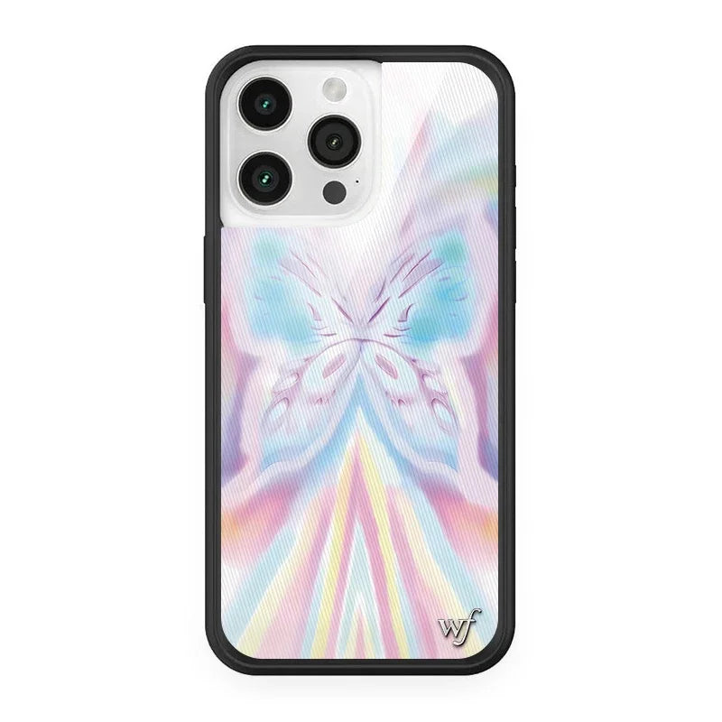 Wildflower Cartoon Cute Animal Cat Puppy Butterfly Horse Phone Case For iPhone 13 14 15 16 Pro Max WF Lovely Dancing Bear Cover