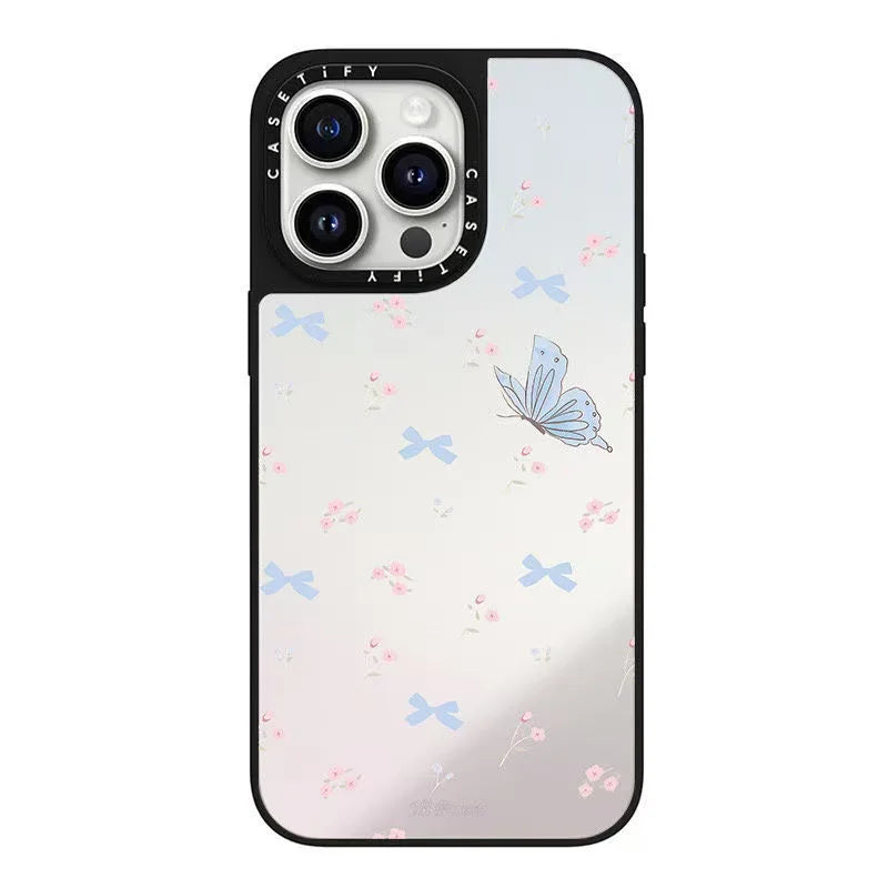 Cure Fresh Series Mirror Phone Case for iPhone 16 15Pro Max Apple 14 Unique 13 High-End 12 Compatible with Various Models