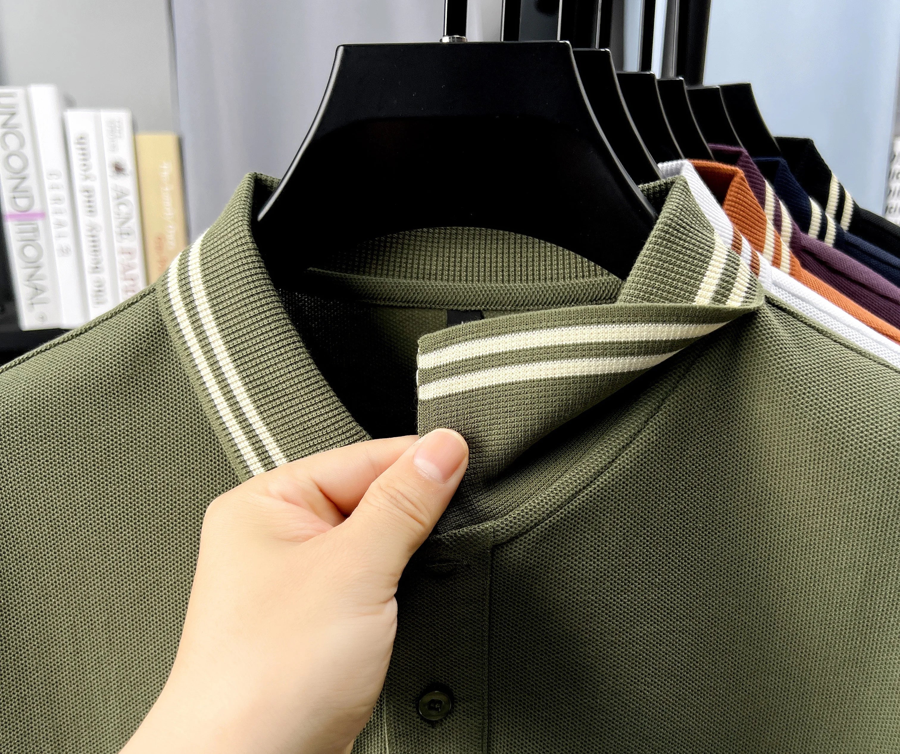 100% pure cotton summer mens custom relief design short sleeve new fashion hot selling polo shirt breathable comfort T-shirt top