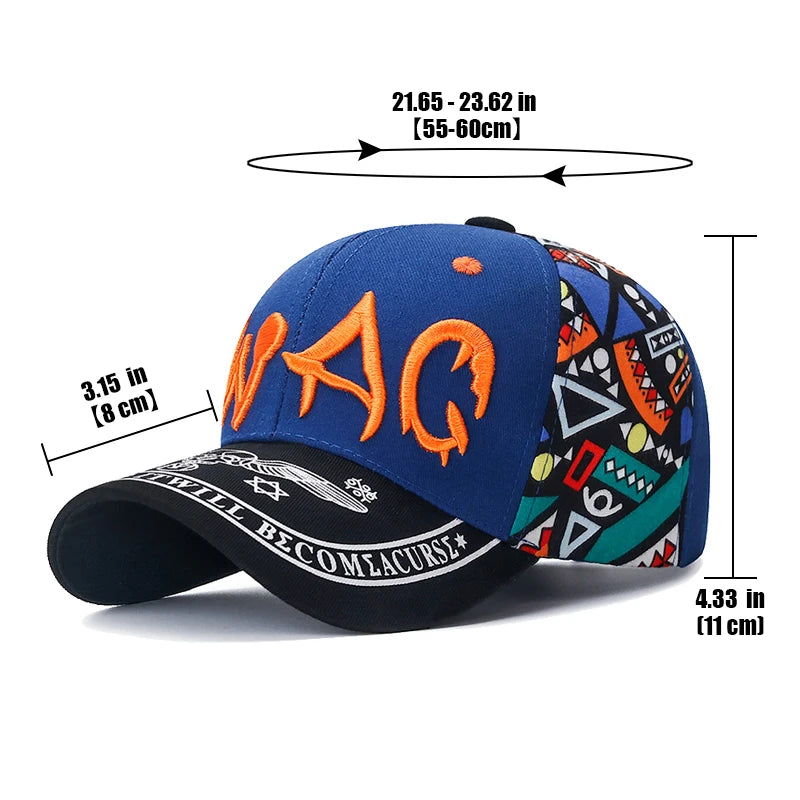 Letter Embroidery Cotton Adjustable Baseball Cap Sun Hat Trucker Caps Dad Hats