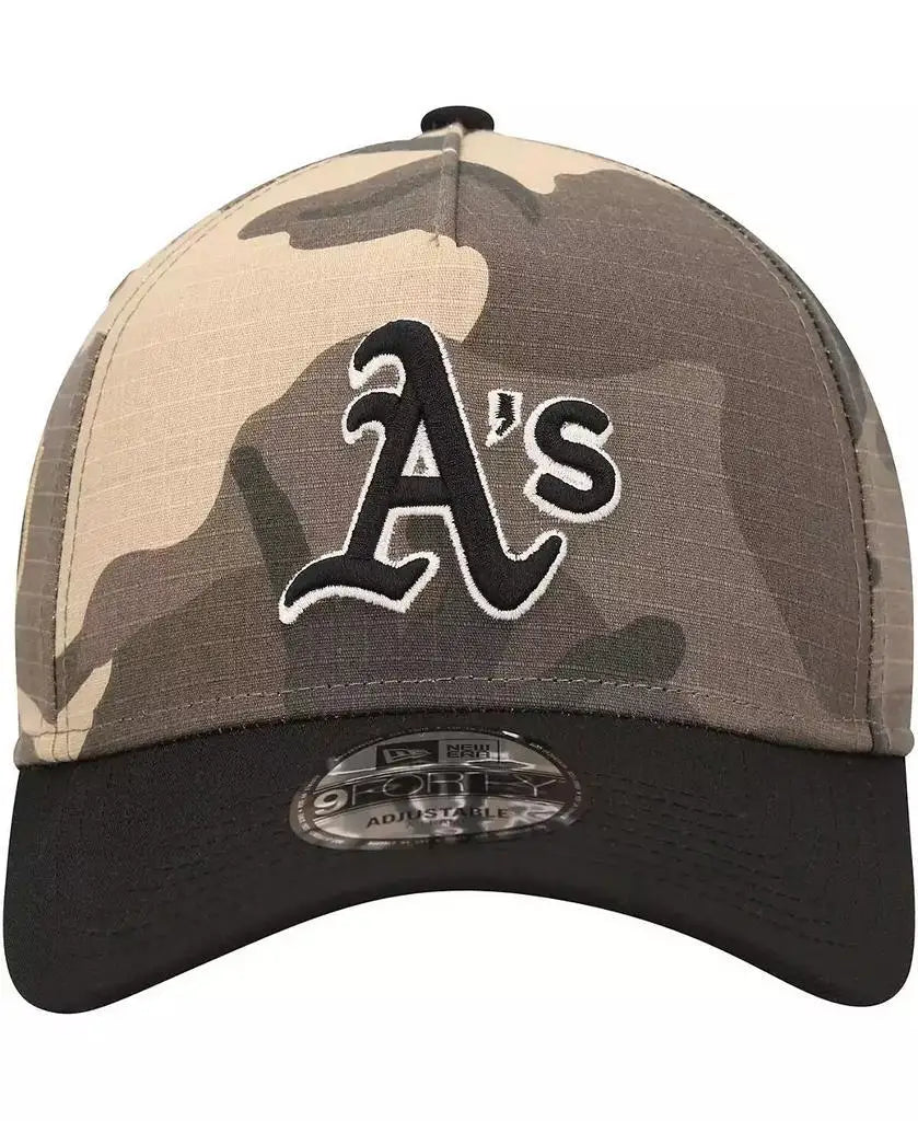 New Era | Men's Oakland Athletics Camo Crown A-Frame 9FORTY Adjustable Hat
