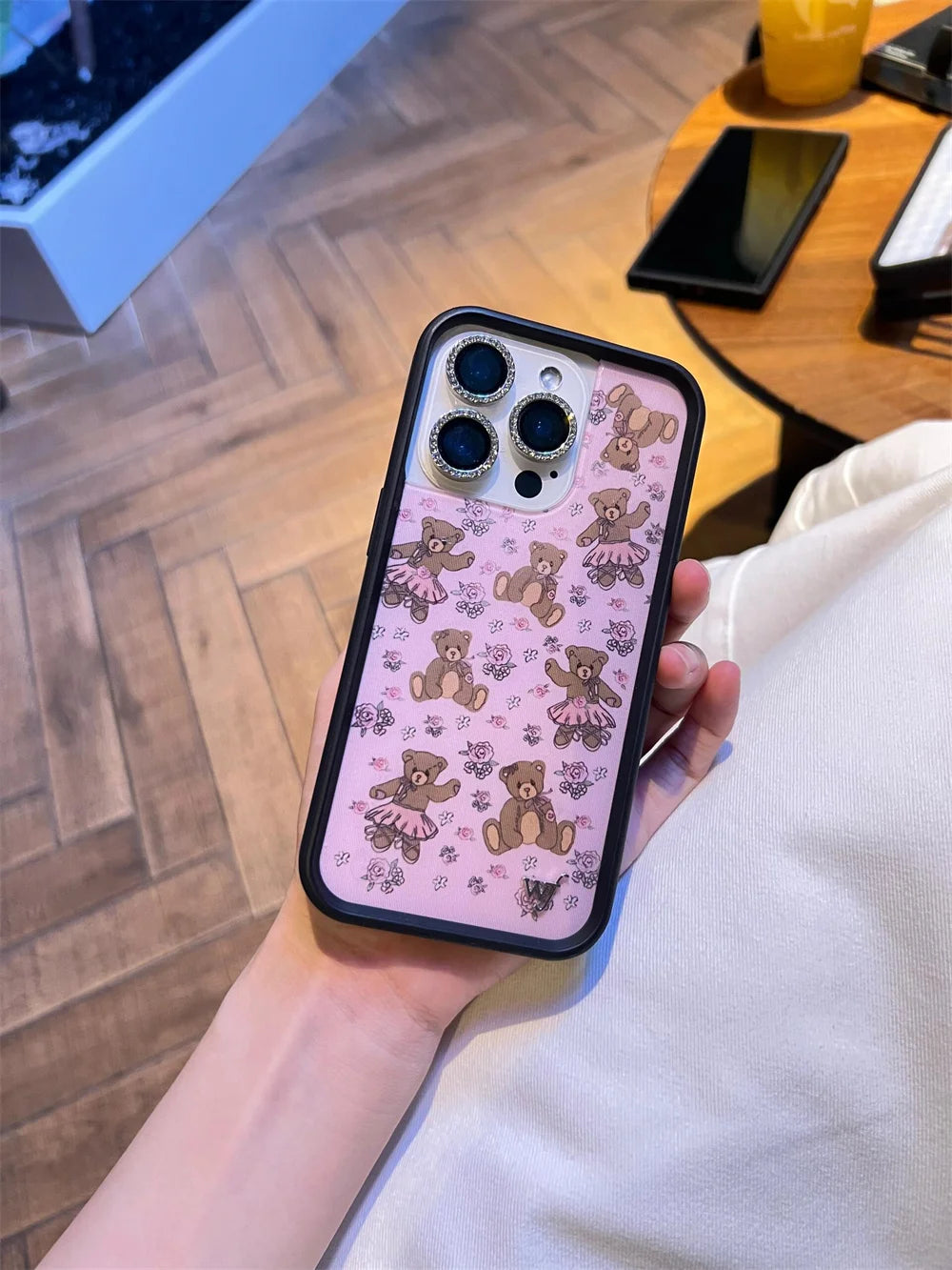 Wildflower Phone Case Cute strawberry for iPhone 15 Pro 16 plus 16 14 13 Pro Max 12 WF National flag Deer swan Cartoon Cover