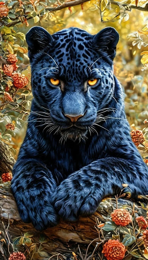 DIY Diamond Painting Cross Stitch Tiger and Black Panther Full drills Diamond Mosaic New Collection 2024 Home Decor