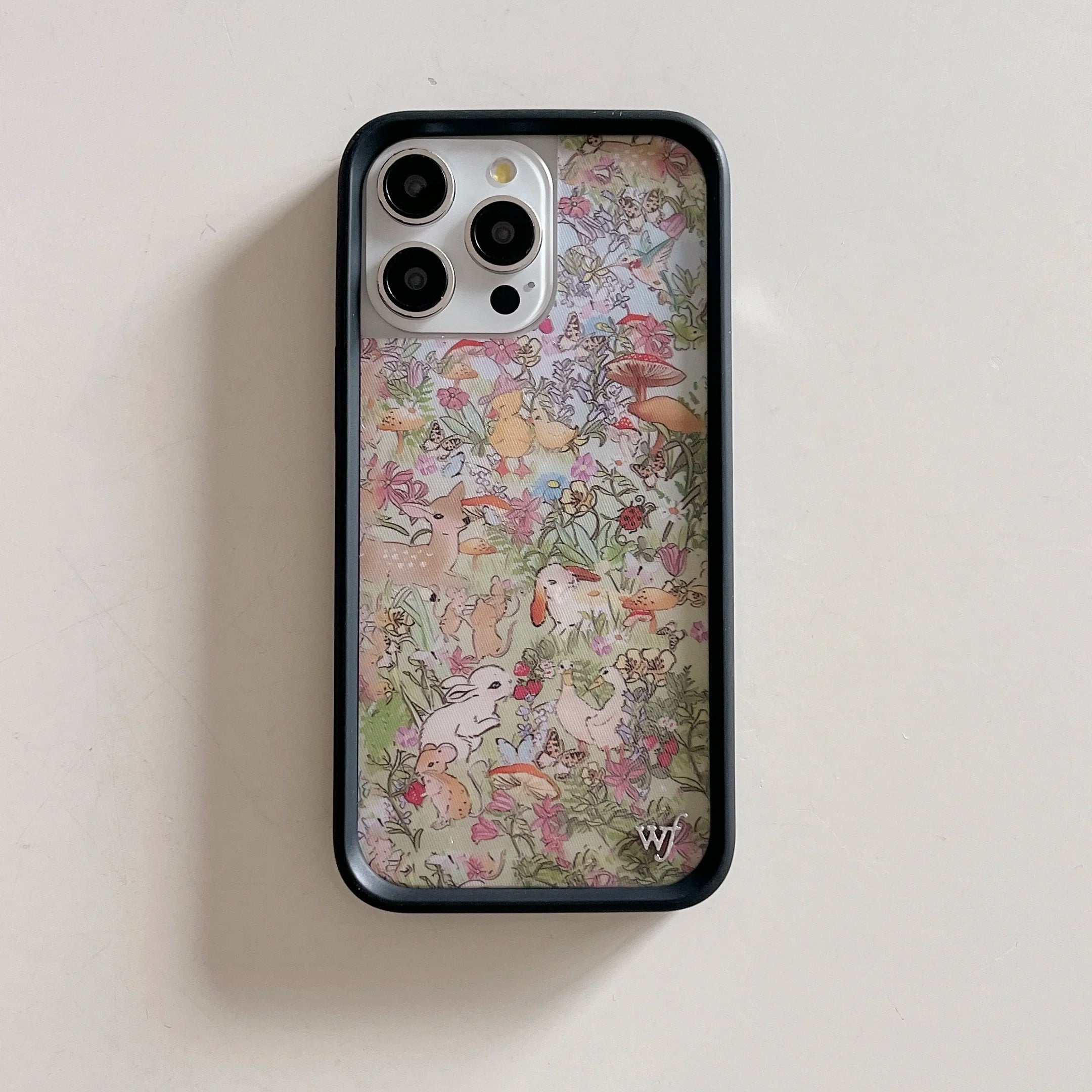 Wildflower 3D Heart Love Flower Cherry Cake Case For iPhone 15 14 13 12 16 Pro Max WF Fashion Girl Bow Ballet Dance Shoes Cover