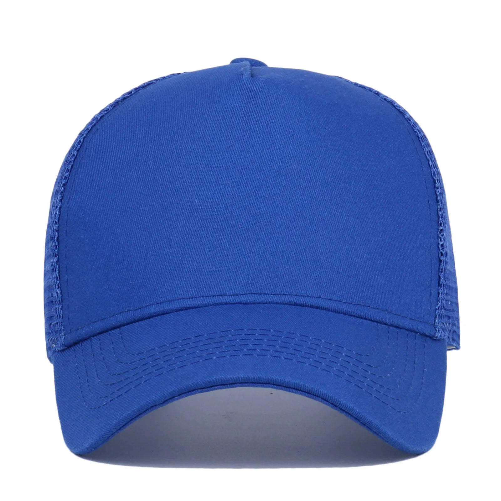 Custom Logo 5 Panel Baseball Cap For Women Men Cotton Embroidery Print Text Trucker Dad Hat Summer Outdoor Casual Mesh Hats