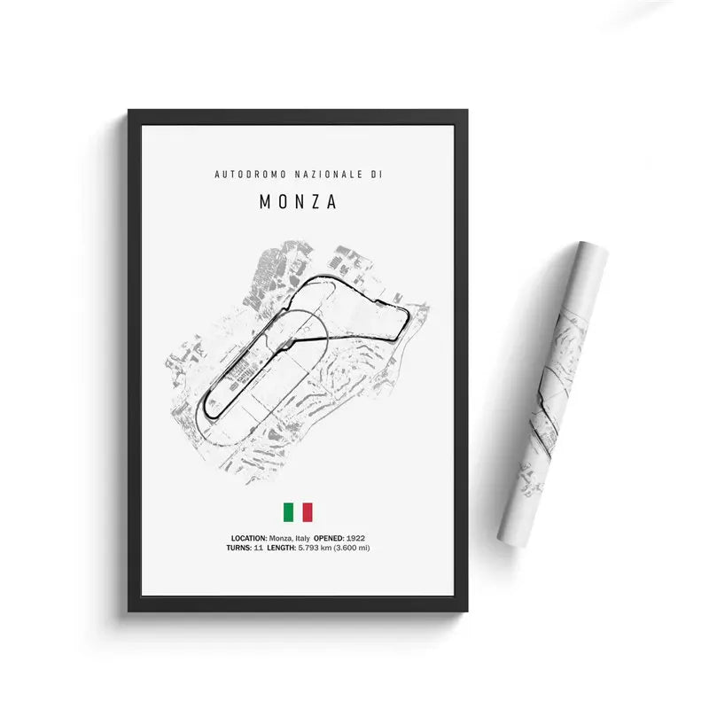 Formula 1 Internationa Track Circuit Canvas Painting F1 Wall Art Nordic Poster Aesthetic Motorsport Race Picture For Home Decor