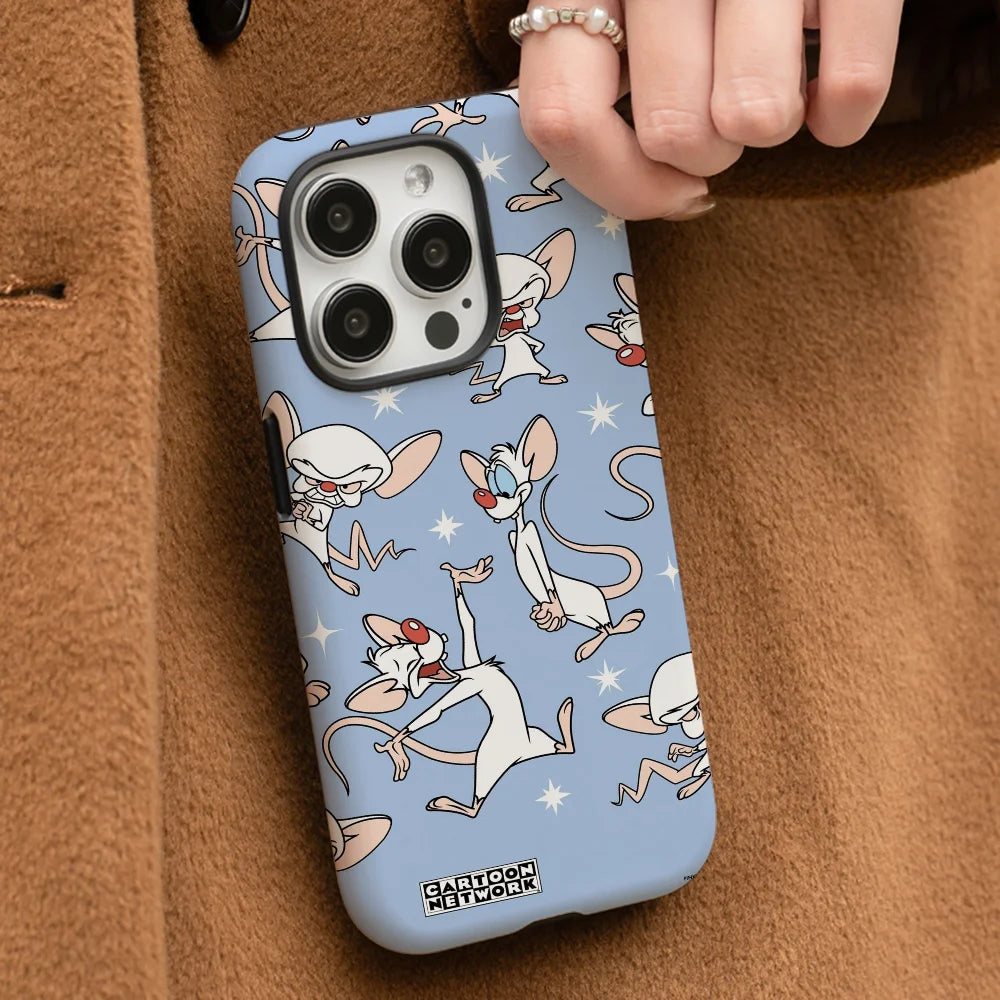 Cartoon Pink And The B-Brain Repeat Phone Case Phone Case Film shell For iPhone 16 15 14 13 12 11 Pro Max Plus