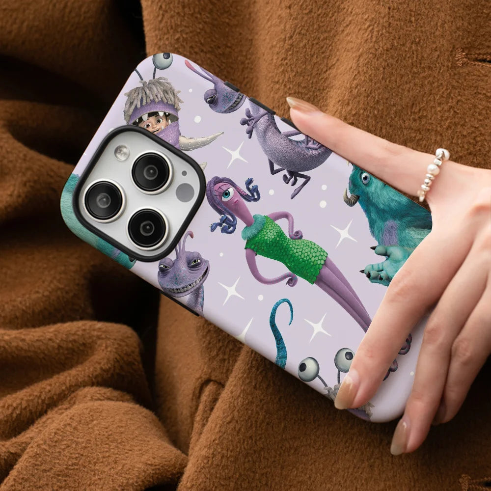 Monsters Inc Sticker Phone Case Phone Case Film shell For iPhone 16 15 14 13 12 11 Pro Max Plus