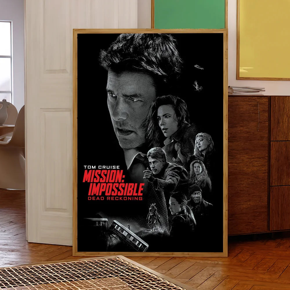 Film M-ission Impossible R-eckoning Poster Prints Wall Sticker Bedroom Living Office Home Room Decoration Painting Self Adhesive