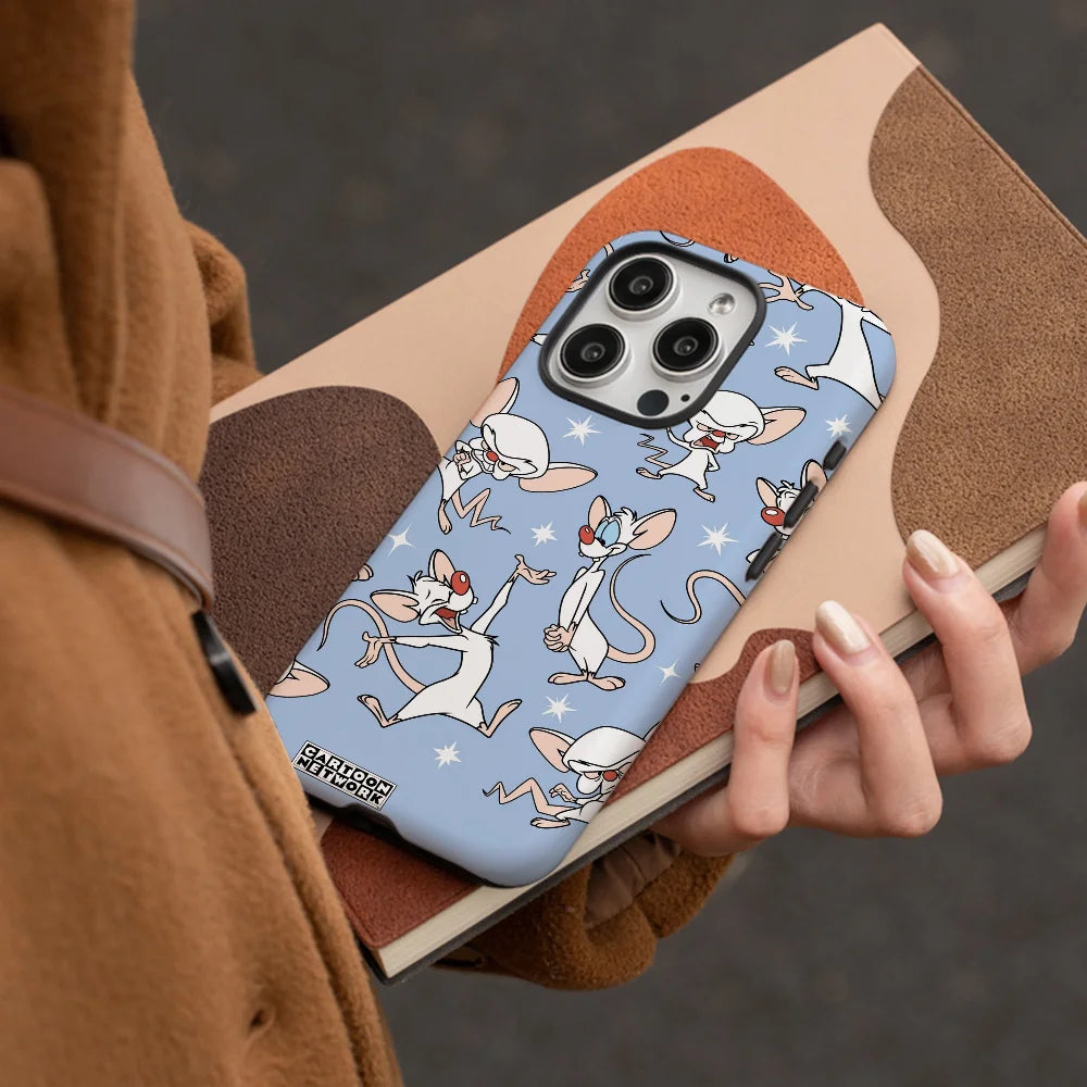 Cartoon Pink And The B-Brain Repeat Phone Case Phone Case Film shell For iPhone 16 15 14 13 12 11 Pro Max Plus