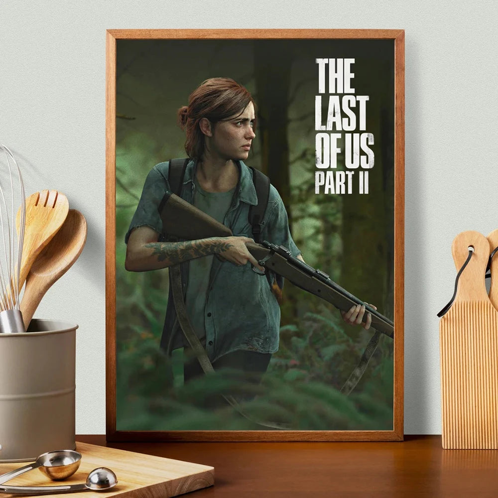KSUMRET Movie Game Canvas Wall Art Print Poster Decorative Painting Modern Home Decor Give Movie Gift Unframed