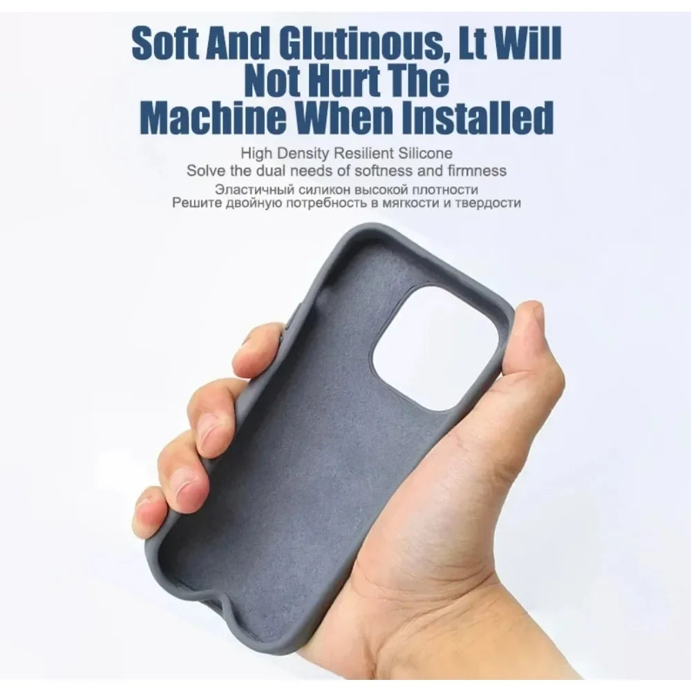Luxury Original Silicone Apple for Phone case 16 13 15 11 12 14 Pro Max Official Cases for iPhone 11 14 12 15 16 Pro Full Cover