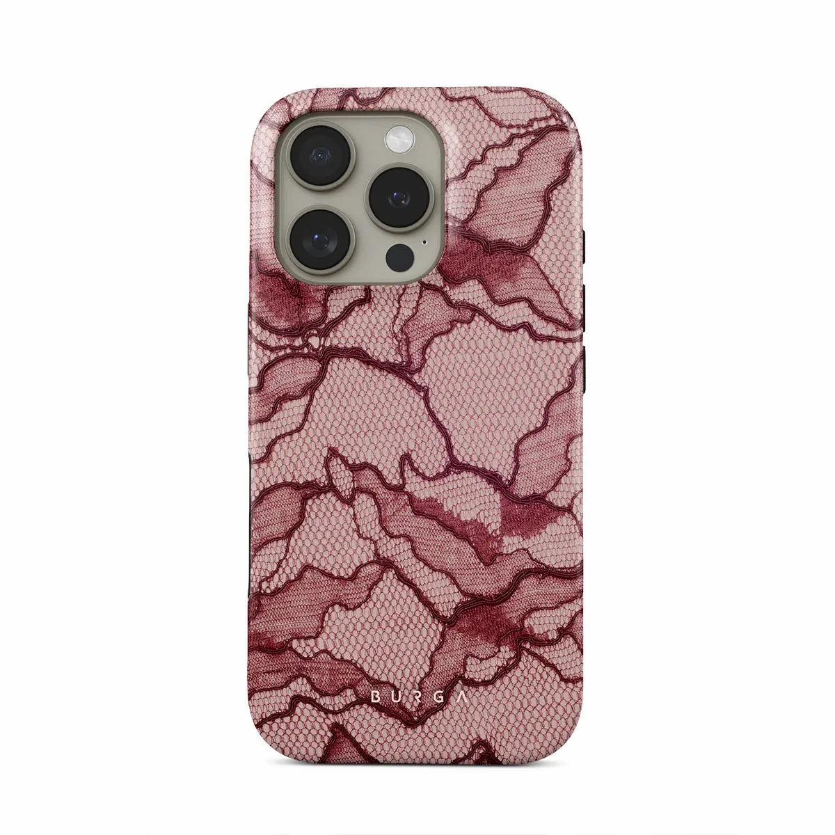 Crack BURGA Phone Case for iPhone 16 15 14 13 12 11 X XS XR XSMAX 7 8 Pro Max Plus Luxury Double-layer Back Cover