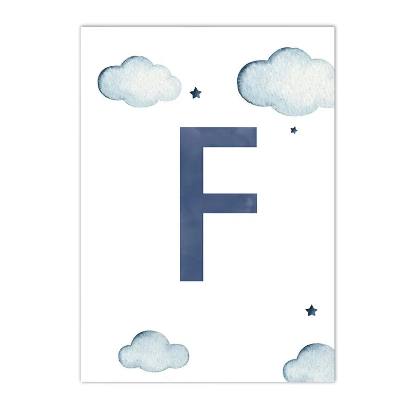 Hot Air Balloon Canvas Poster Custom Name Art Painting Blue Helicopter Plane Print Pictures Nursery Wall Posters Kids Room Decor