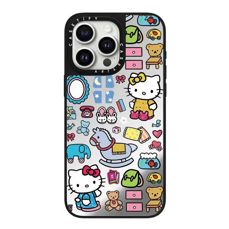 Full Screen Poya Small Panda Apple Phone Case Compatible for iPhone16Promax Cute Animal Design Mobile Phone Cover