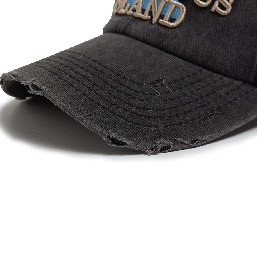 The Mysterious Island Letter Baseball Cap For Men Cotton Fashion Casual Snapback Women Vintage Hat Visor Hip Hop Caps Unisex