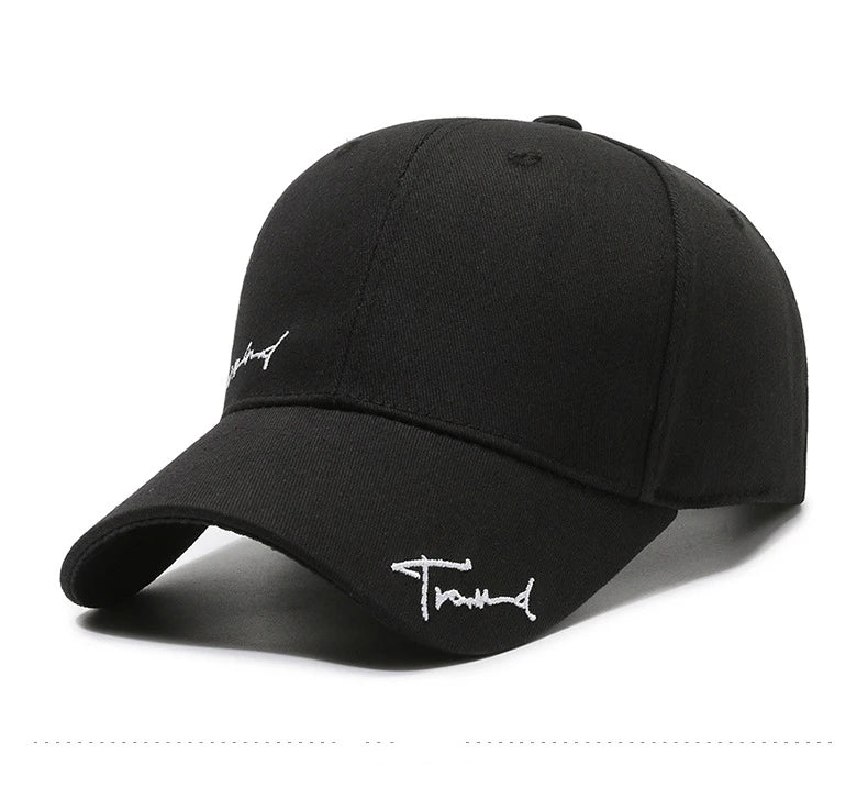 New Embroidery Baseball Cap For Men Women Hat Solid Sunscreen Baseball Hats Cotton Outdoor Sport Running Visor Casual Cap