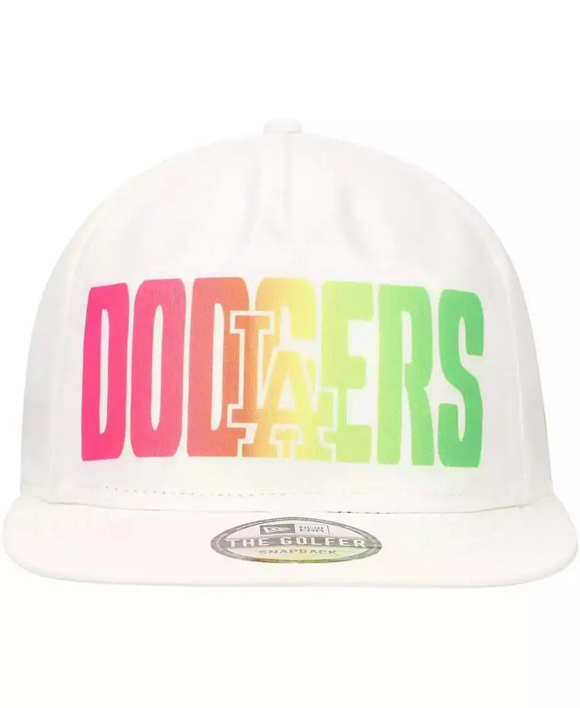 New Era | Men's White Los Angeles Dodgers Spring Spectrum Golfer Snapback Hat