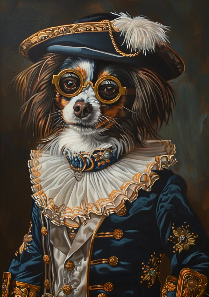 Animal Pet French Bull Dog Giraffe Cat Dog Portrait Poster Print Wall Art Pictures Canvas Painting Living Room Home Decor Gift
