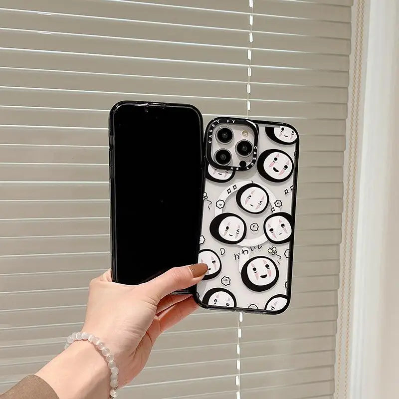 Cute Classic Anime Suitable for Apple iPhone 15 ProMax Magnetic Phone Case 13 Trendy Brand Wireless Charging 14pro