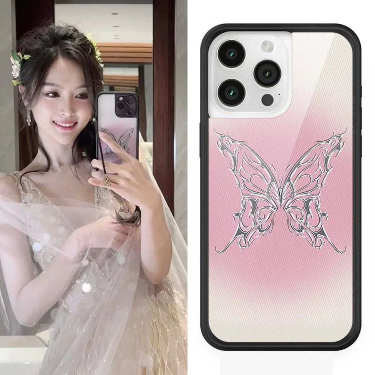 Wildflower 3D Ins Strawberry cherry Phone Case for iPhone 15 14 13 Pro Max 13pro 14pro 15pro WF Cute Cartoon Cover Funda
