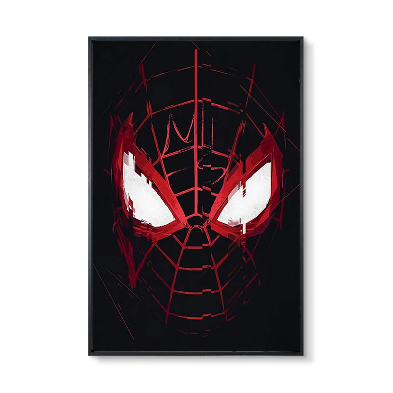 Marvel Super Hero Decorative Painting Anime Spider Man Art Poster Retro American Film Mural Home Childrens Room Wall Decor Print