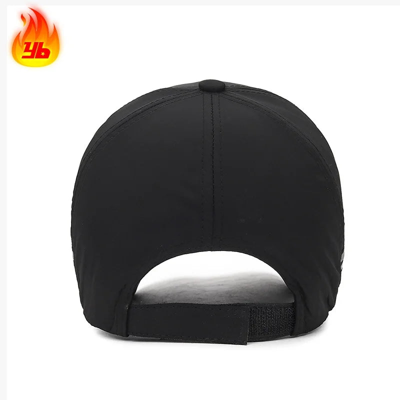 Summer With Windproof Rope Extended Brim Adjustable Cotton Baseball Cap Fishing Hat Trucker Caps Dad Hats