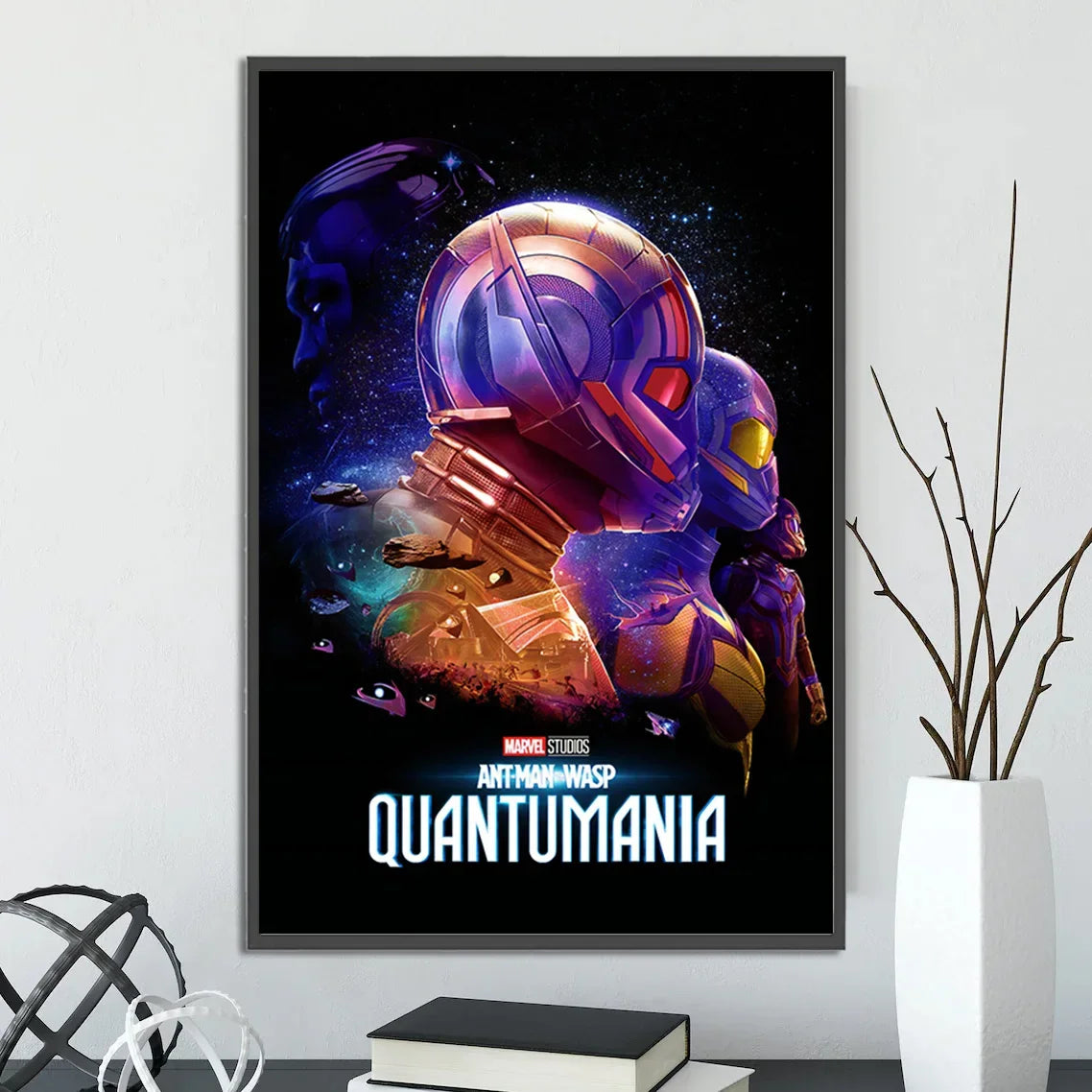I-Iron Man M-Marvel Movie Poster Self-adhesive Wallpaper Figures Home Decoration Painting Wall T-Thor Art Bedroom Cartoons Decor