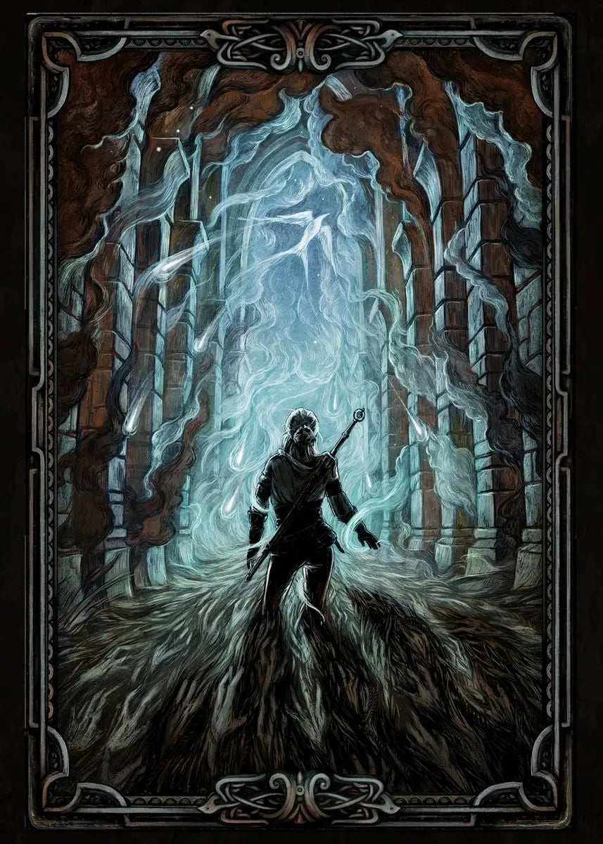 Witch Wolf Swallow G-Gwent Characters Movie Poster Canvas Painting Posters and Prints Wall Pictures For Living Room Home Decor