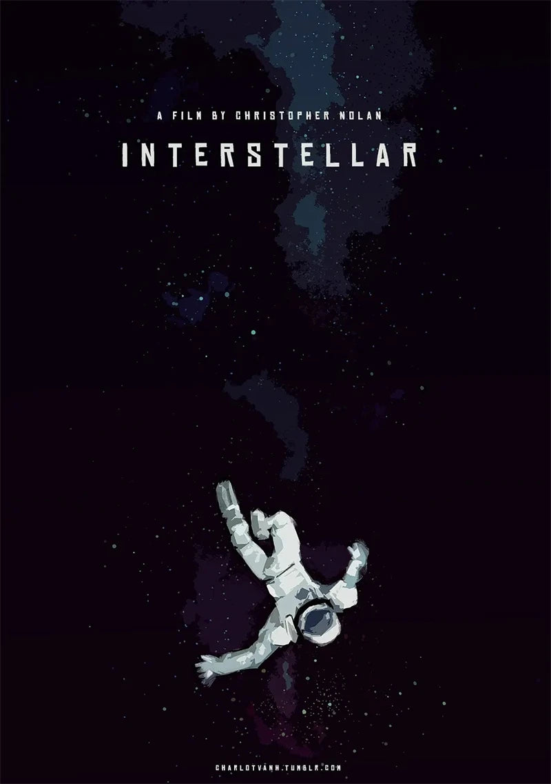 Classic Hot Movie Interstellar Art Home Wall Decoration Quality Canvas Poster Aesthetics Living Bar cafe Posters Wall Picture