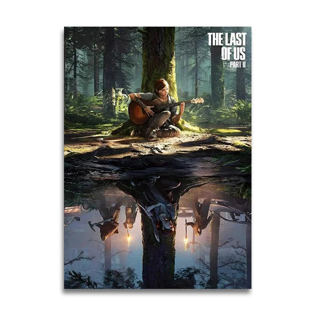 KSUMRET Movie Game Canvas Wall Art Print Poster Decorative Painting Modern Home Decor Give Movie Gift Unframed