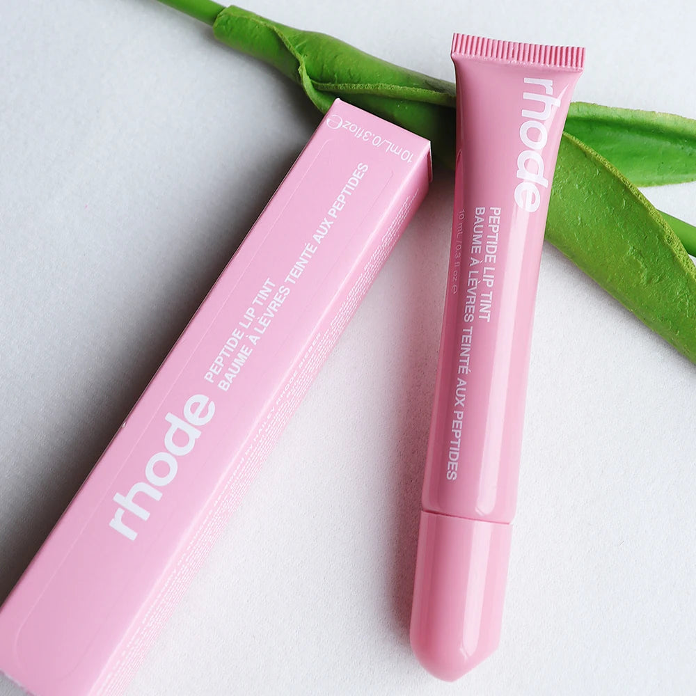 Brand NEW Rhode Fashion Color Lipstick Vanilla Portable Lip Gloss Holder Hot INS Lipstick Salted Caramel Lip Protect Glossy Oil