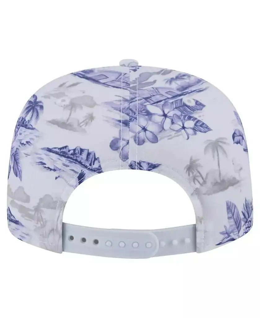 New Era | Men's White Los Angeles Dodgers Printed Island Golfer Snapback Hat