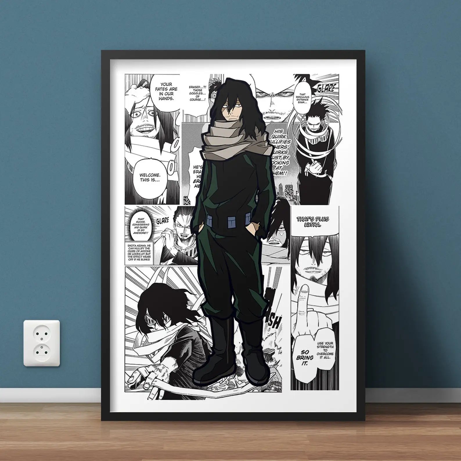 My Hero Academia Canvas Poster Anime Wall Art for Living Kids Room Decor