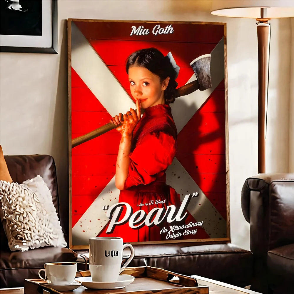 Pearl Posters 2022 Horror Movie Anime Posters Sticky Whitepaper Prints Posters Artwork Kawaii Room Decor