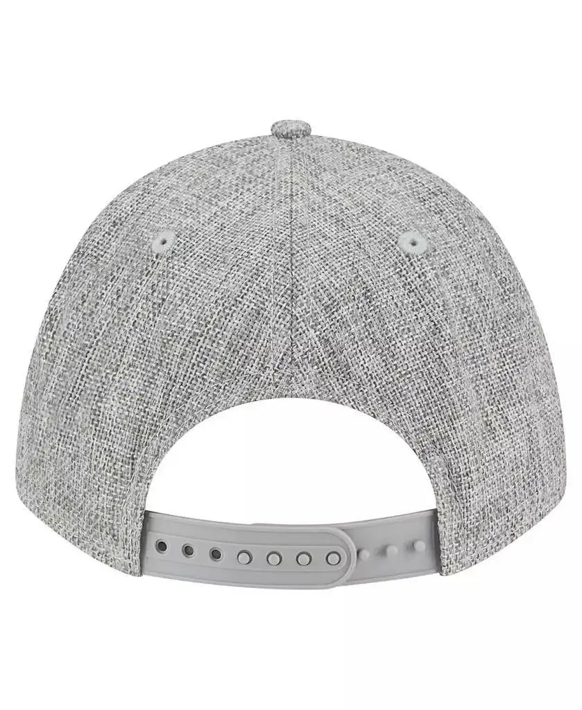 New Era | Men's Gray Los Angeles Dodgers Cotton Weave M-Crown A-Frame 9FORTY Adjustable Hat