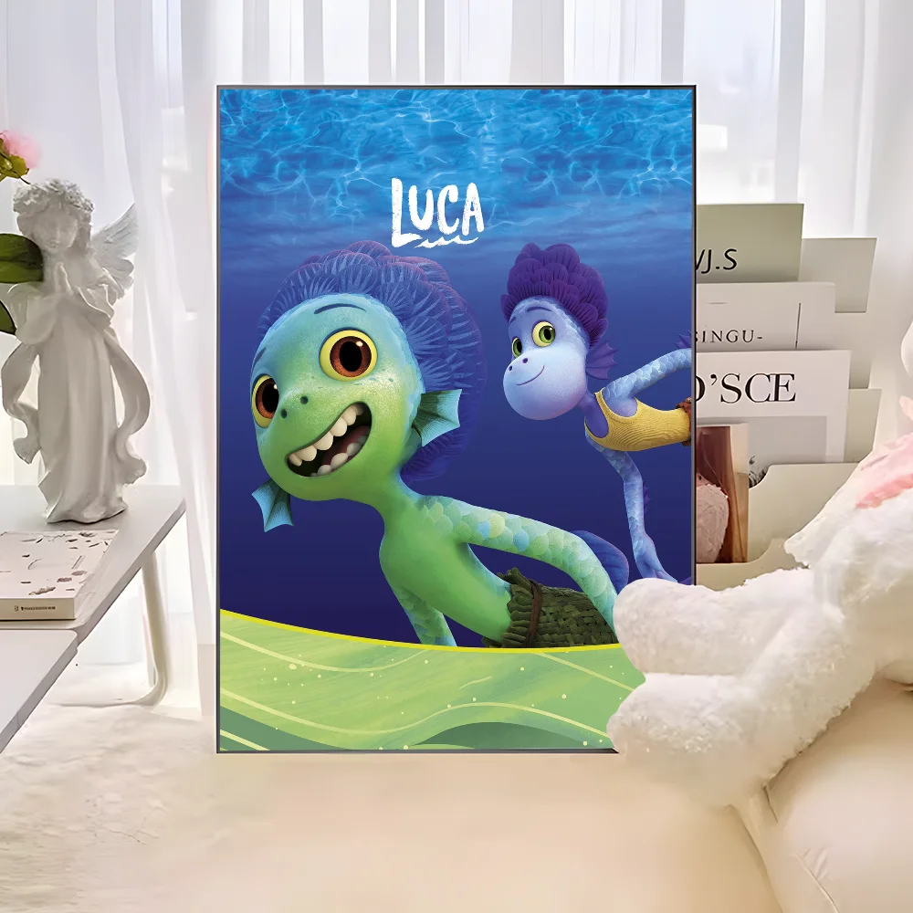 L-LUCA Movie Anime Posters Sticky HD Quality Wall Art Retro Posters for Home Kawaii Room Decor