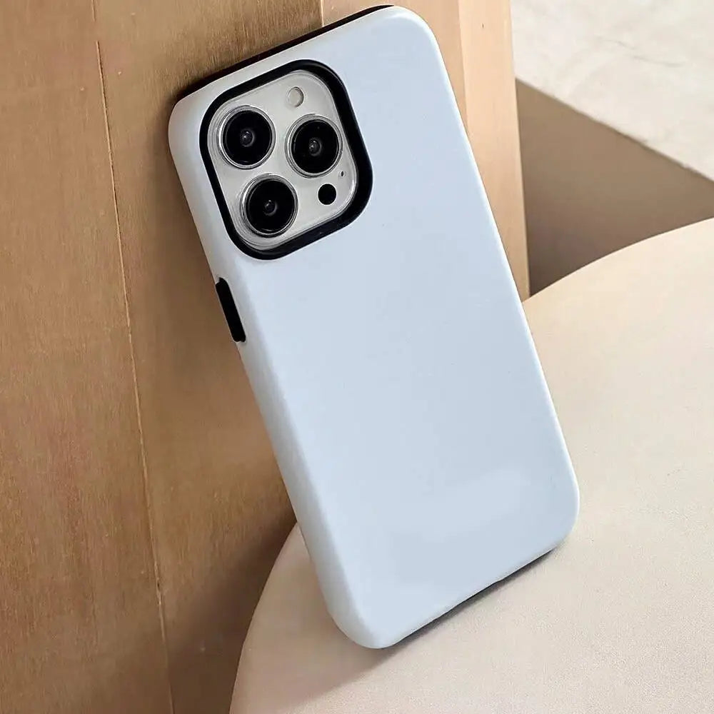 Cute Little Deer BURGA Phone Case for iPhone 16 15 14 13 12 11 X XS XR XSMAX 7 8 Pro Max Plus Luxury Double-layer Back Cover