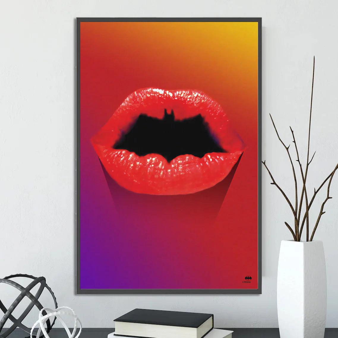 DC Superman Logo Self-adhesive Poster Movie Wallpaper Figures Home Decoration Painting Wall Art Batman Room Decor Kids Gift