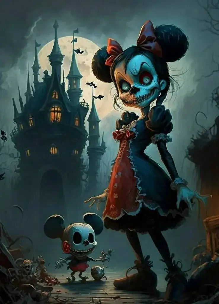 Gothic Disney Mickey Mouse Full Sale Element Drawing Offers 5d Art Stitch Mosaic Diamond Painting Wall Bathroom House Decoration
