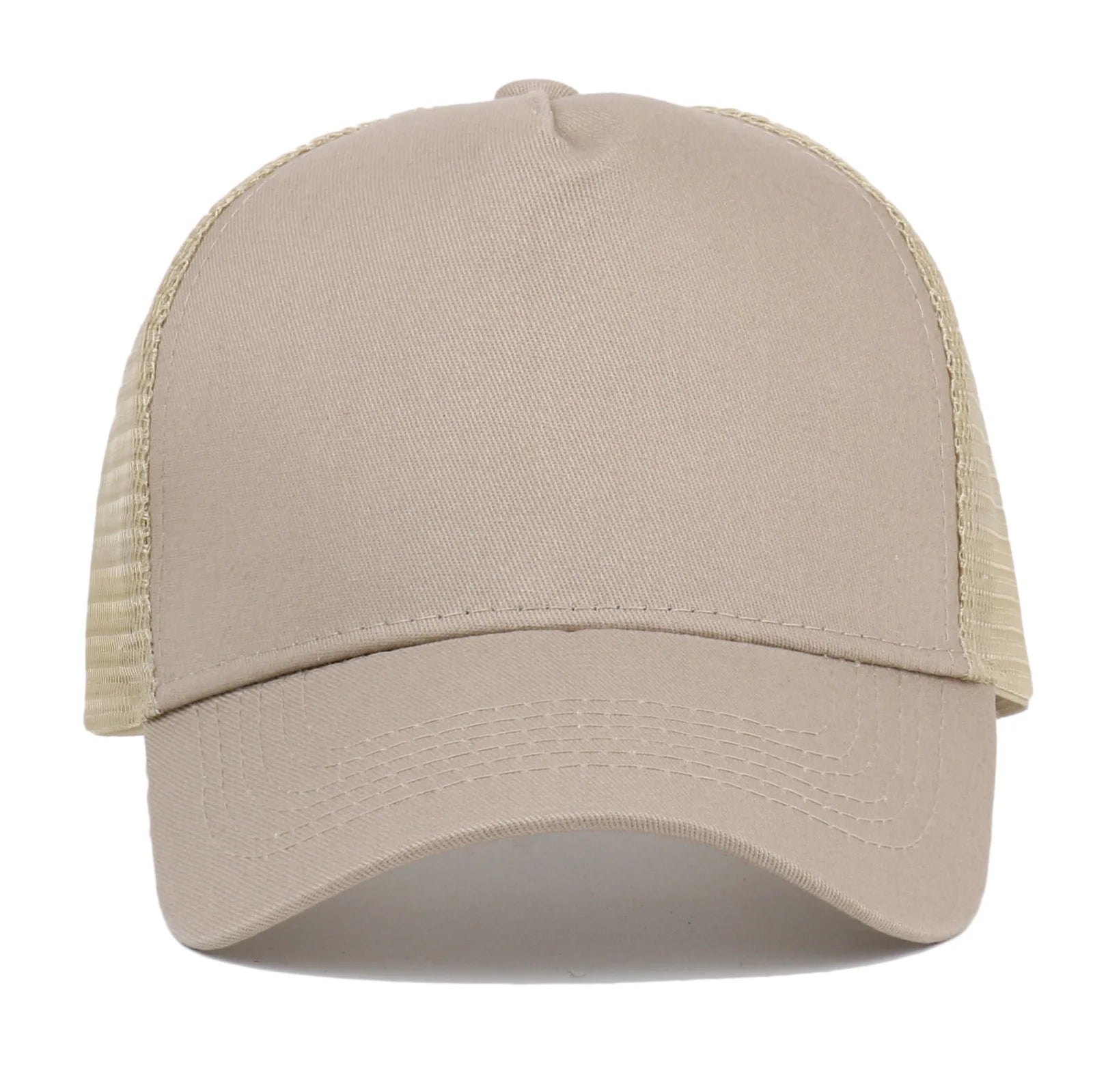 Custom Logo 5 Panel Baseball Cap For Women Men Cotton Embroidery Print Text Trucker Dad Hat Summer Outdoor Casual Mesh Hats